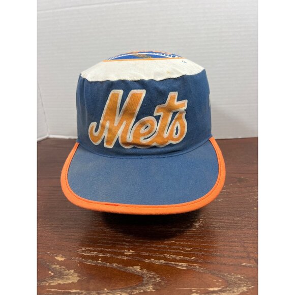 Vintage New York Mets Baseball Cap Blue & White Painters Adjustable Hat X3 - Picture 1 of 7
